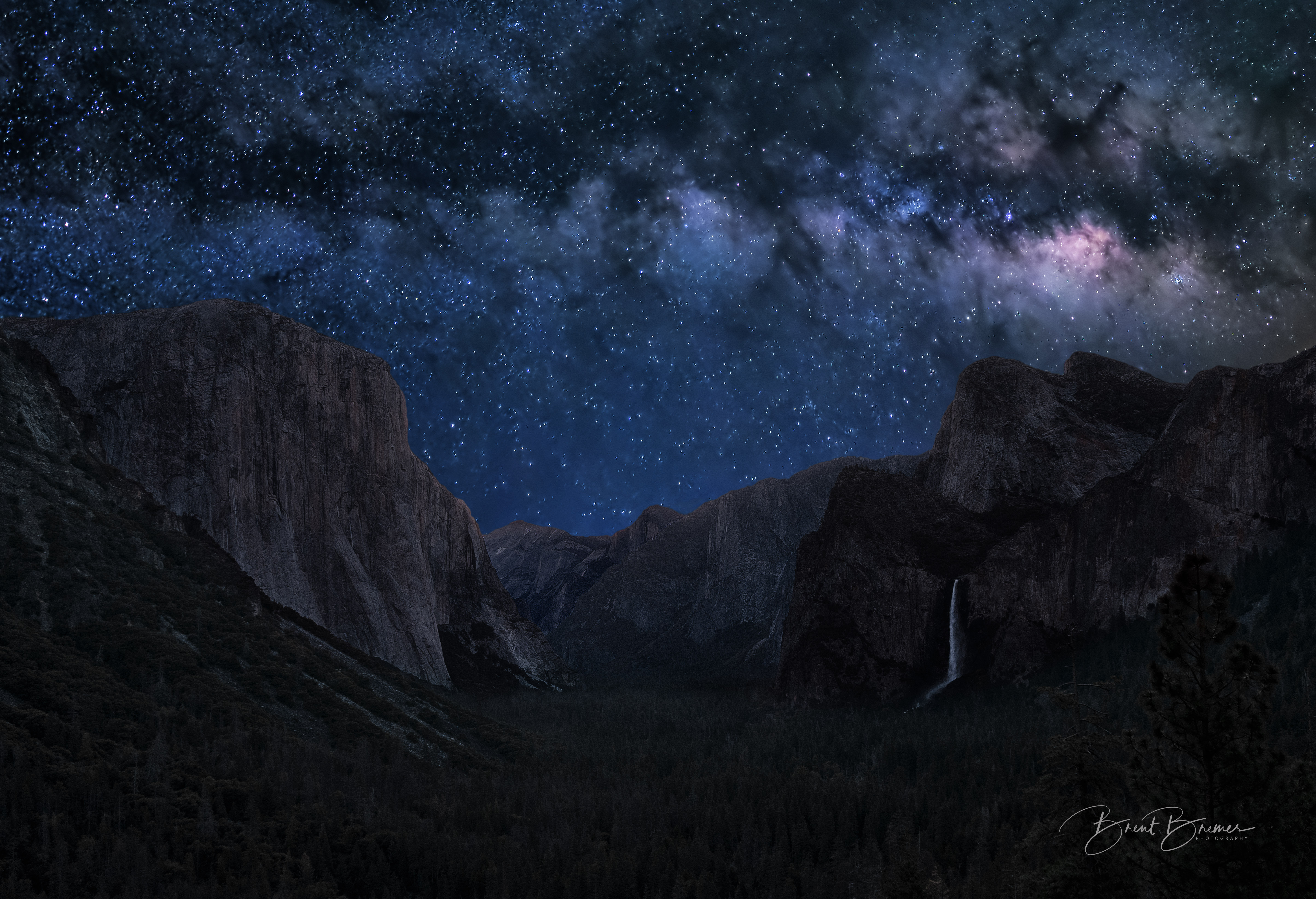 Tunnel View Milky Way