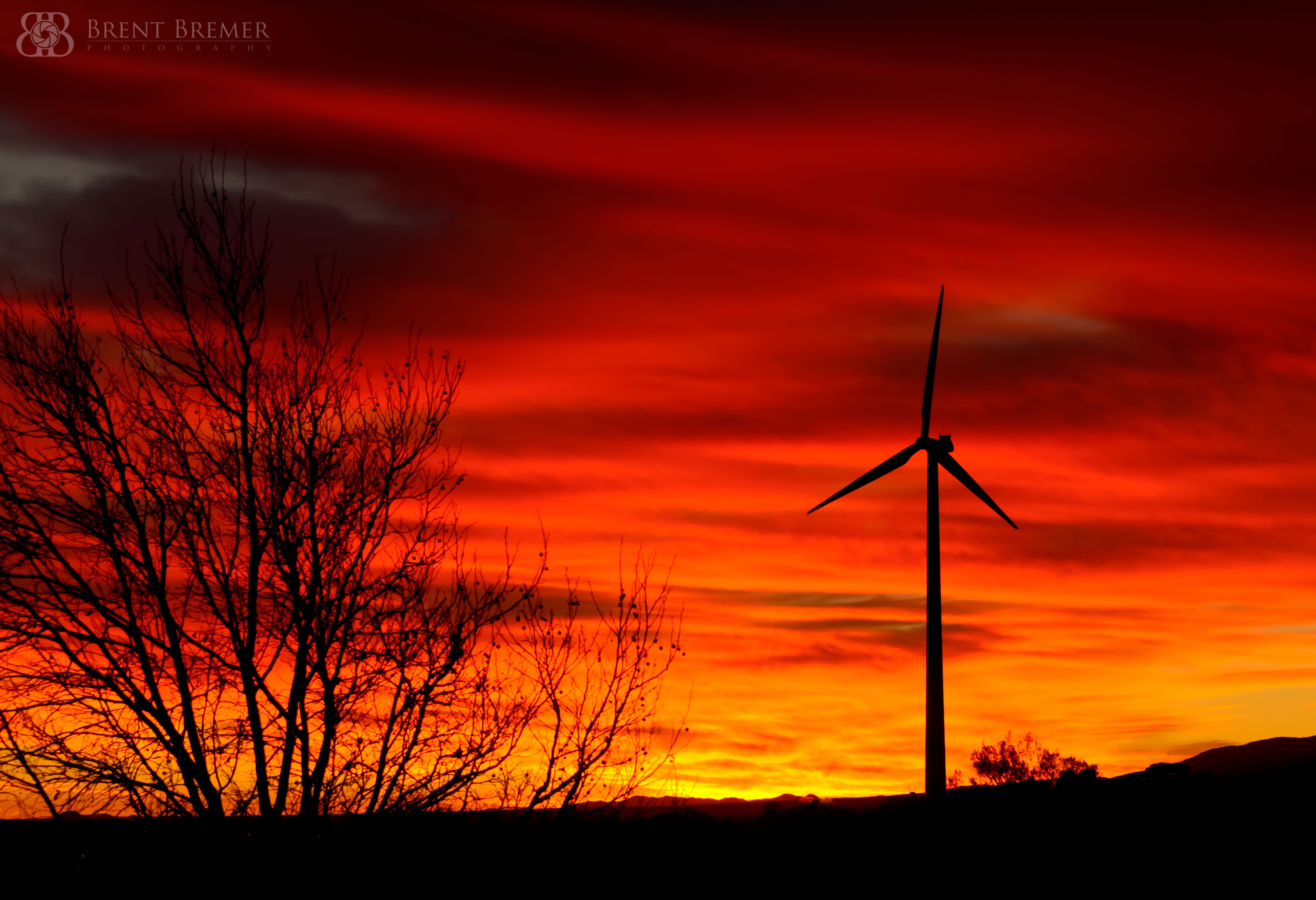 Windmill Sunrise